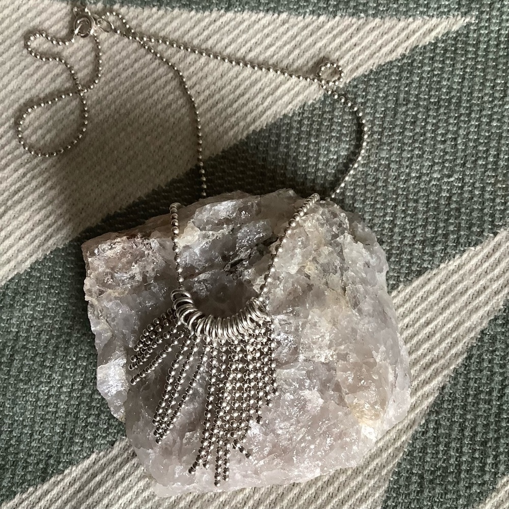 Sterling silver .925 waterfall necklace pre-owned